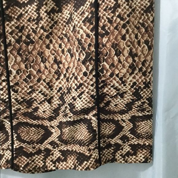 Nanette Lapore Sz 4 snake Silk blend pencil skirt - Picture 5 of 6